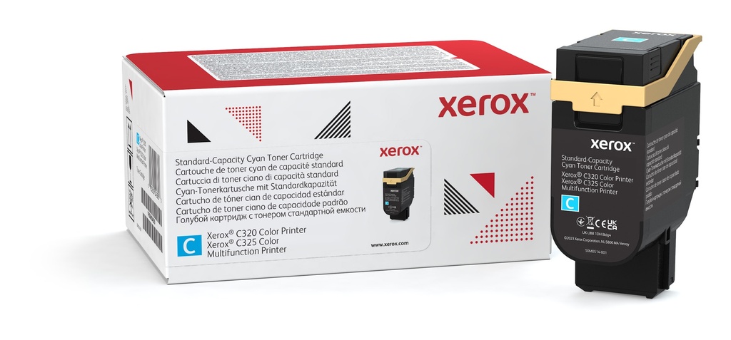 Toner - Xerox - 006R04820 - Toner cyan, produit d'origine, 1 800 pages, pour C320, C325