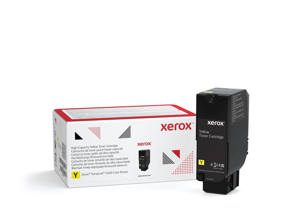 Toner - Xerox - 006R04627 - Toner jaune - produit d'origine - 12 000 pages, pour C620