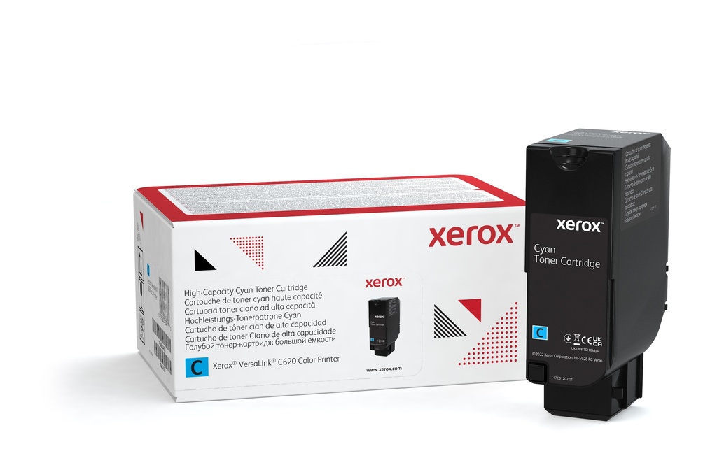 Toner - Xerox - 006R04625 - Toner cyan - produit d'origine - 12 000 pages, pour C620