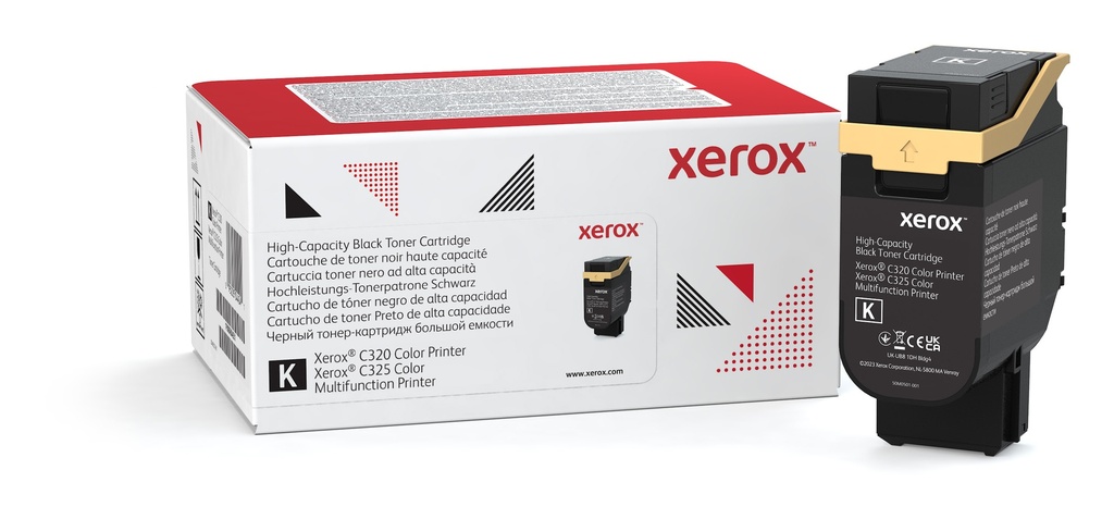 [006R04831] Toner - Xerox - 006R04831 - Toner noir, produit d'origine, 8 000 pages, pour C320, C325