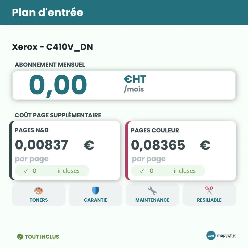 Zen - C410V_DN Plan d'entrée