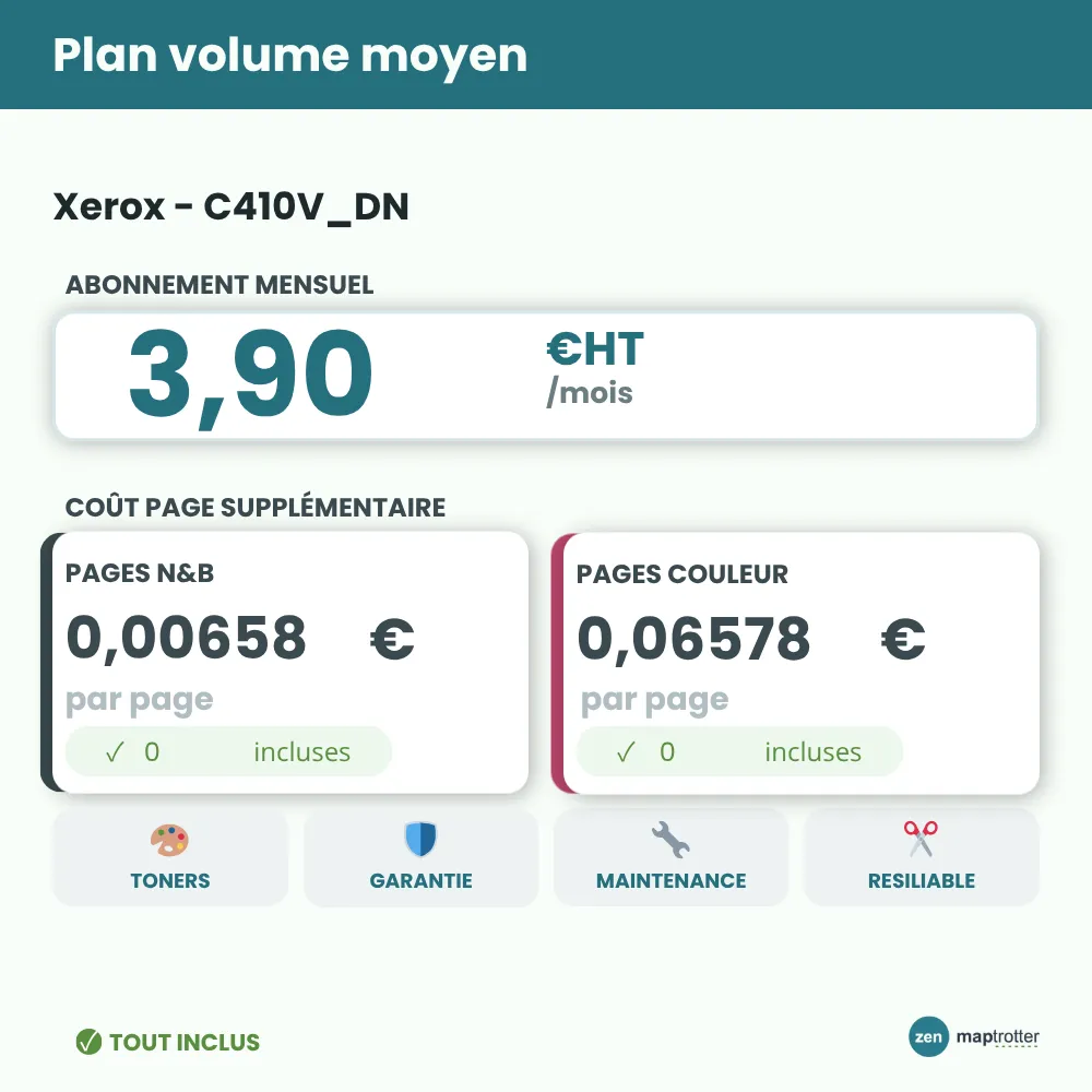 Zen - C410V_DN Plan volume moyen