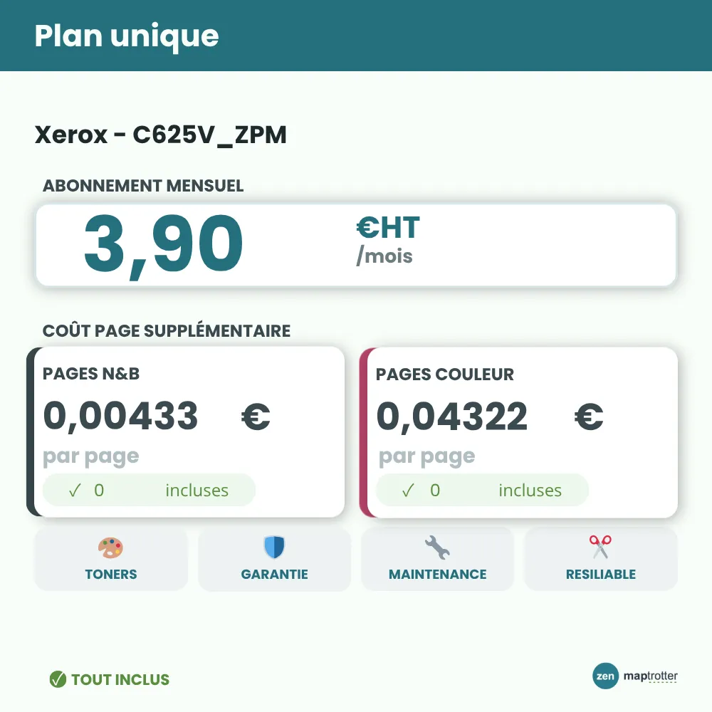 Zen - C625V_ZPM Plan unique