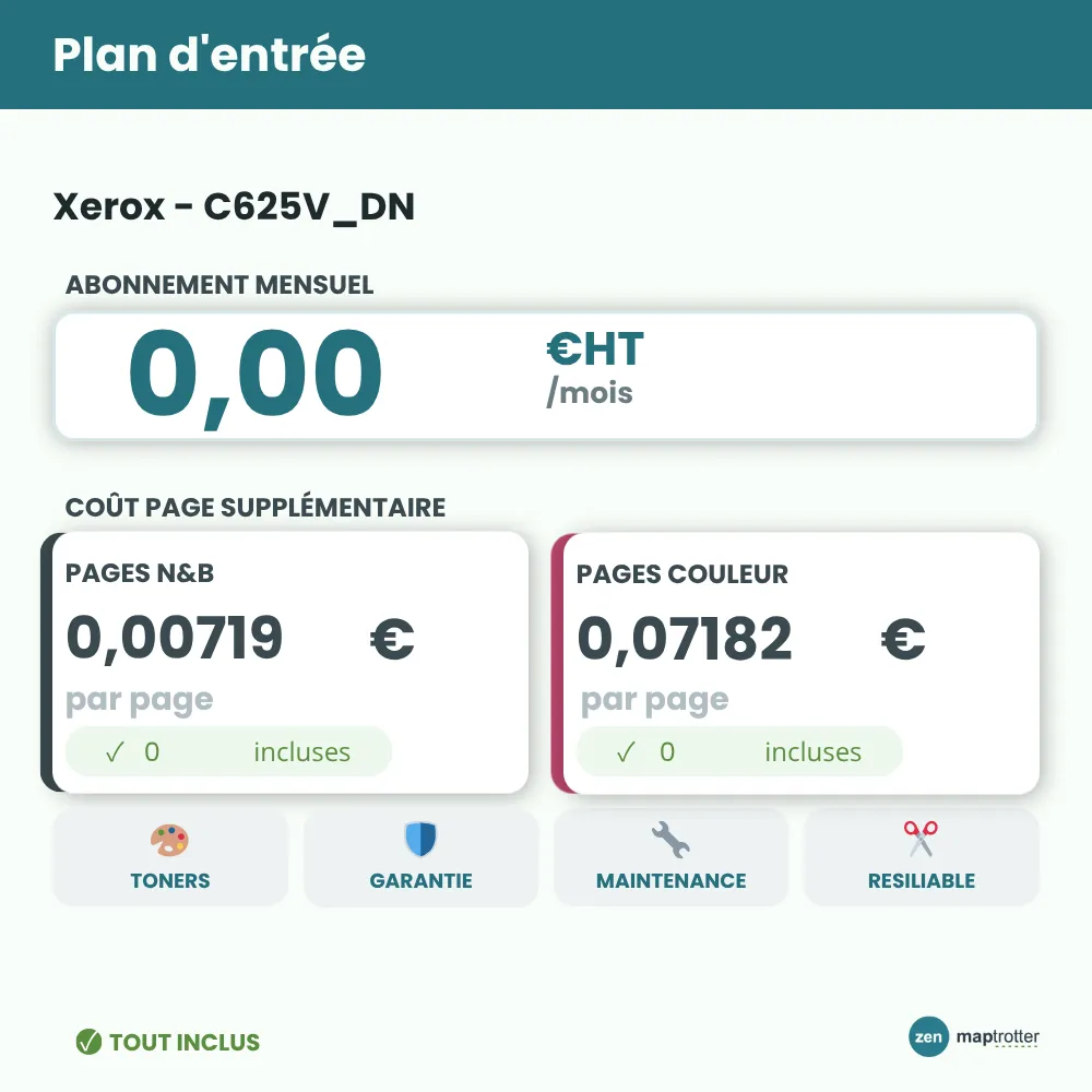 Zen - C625V_DN Plan d'entrée