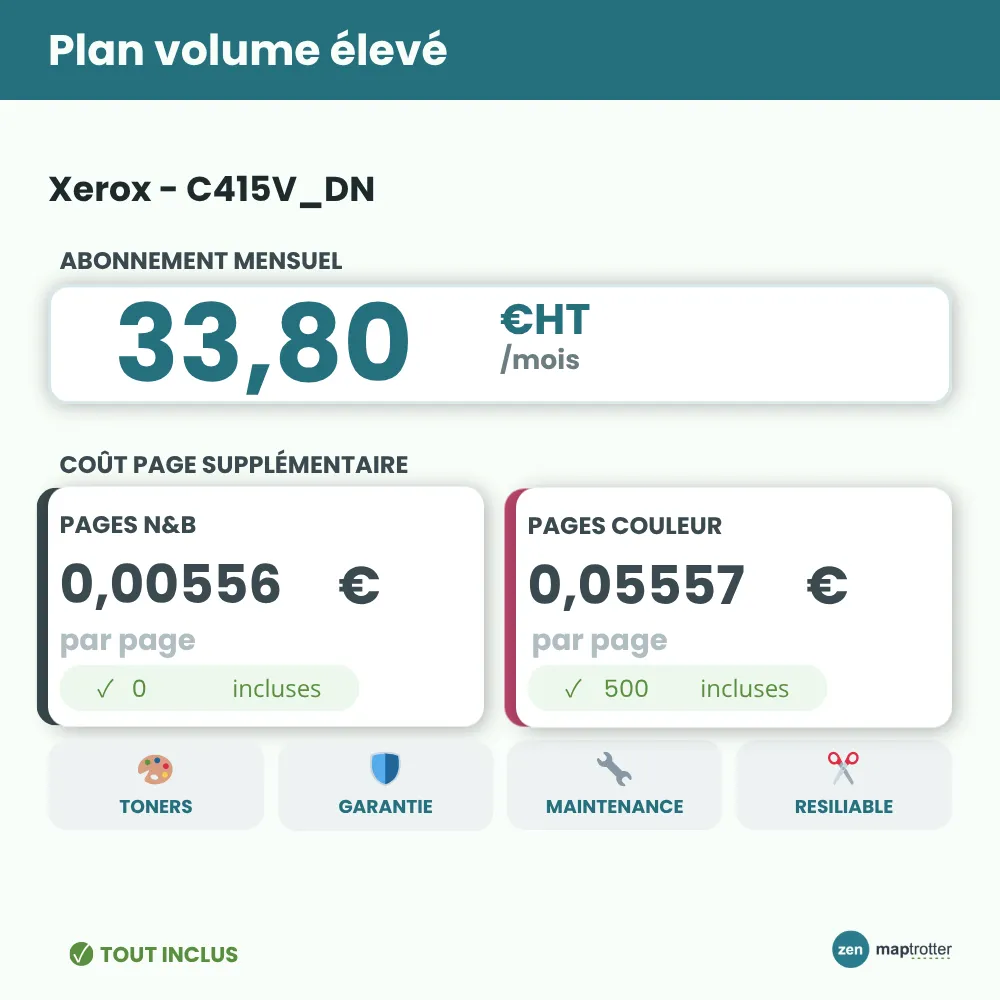 Zen - C415V_DN Plan volume élevé