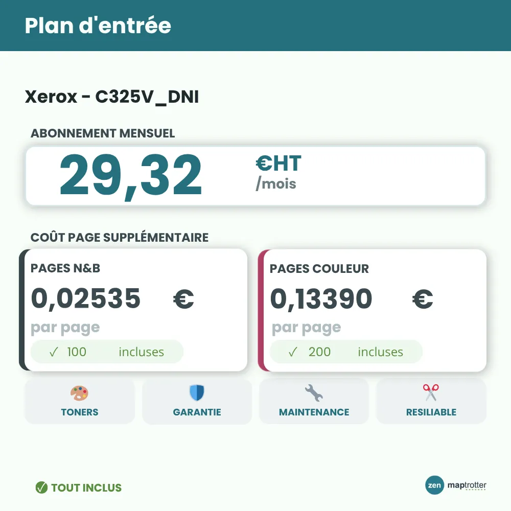 Zen - C325V_DNI Plan d'entrée