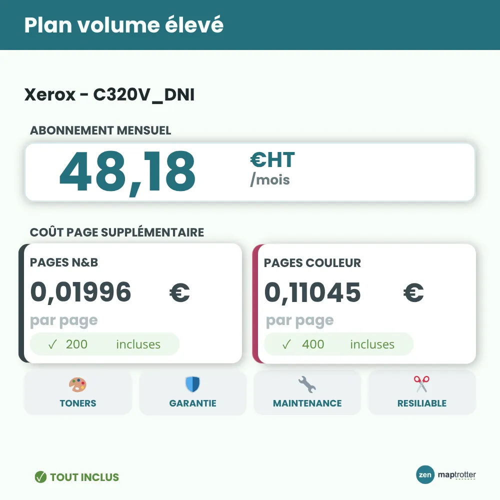 Zen - C320V_DNI Plan volume élevé