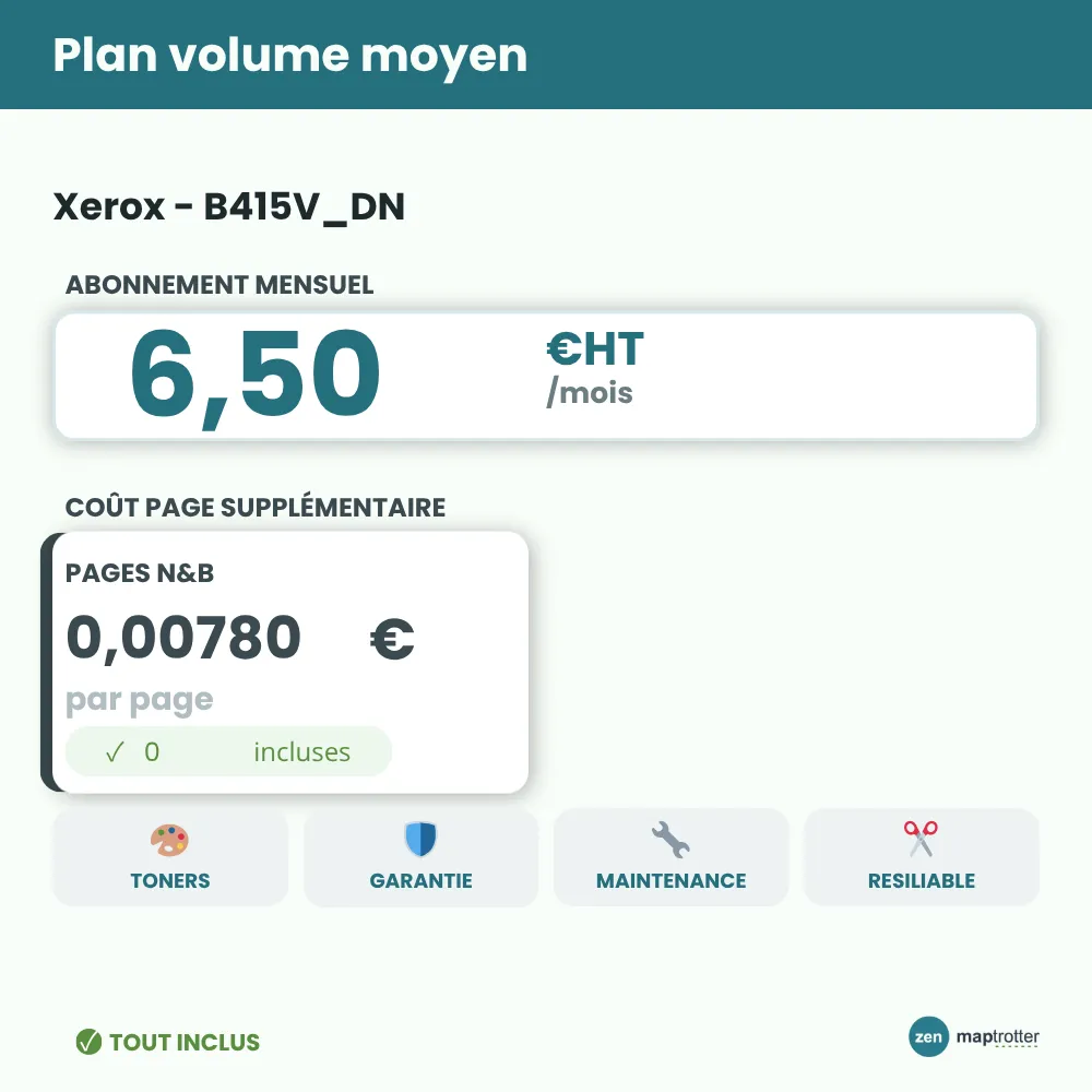 Zen - B415V_DN Plan volume moyen