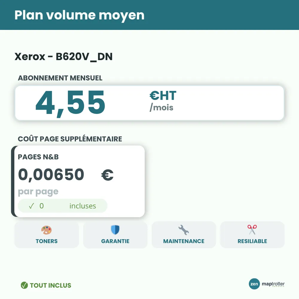 Zen - B620V_DN Plan volume moyen
