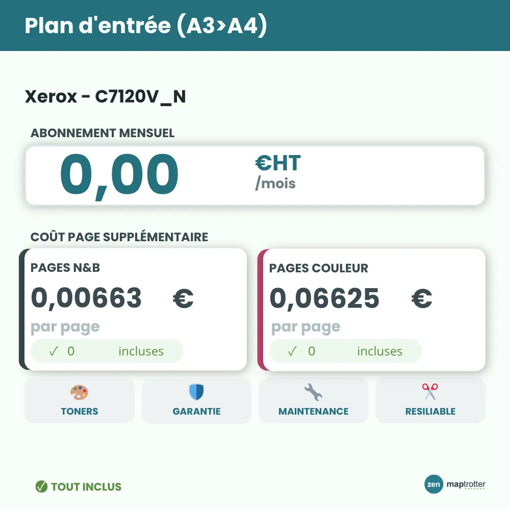 Zen - C7120V/DN Plan d'entrée (A3>A4)